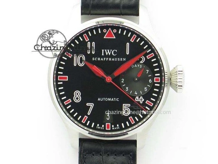 MIROTIME 0101 RelaxedFit Big Pilot Real PR IW500435 “Muhammad Ali” ZF Best Edition On Black Leather Strap A 7295